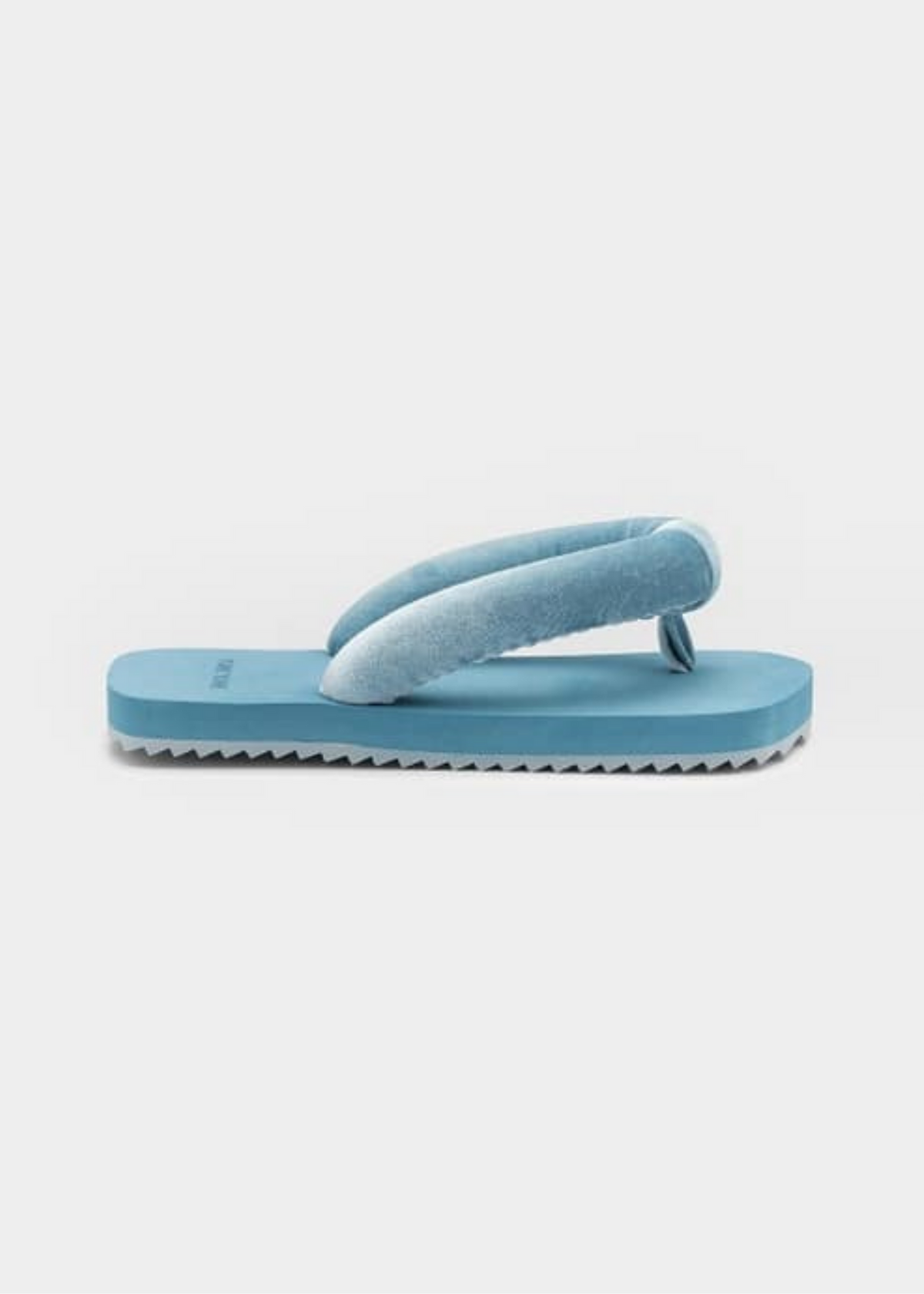Blue 2025 velvet slides